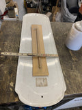 Vintage Genesee Beer Thermometer Sign Tin Metal Breweriana 27" no guts Barmaid