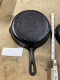 Vintage Griswold Erie PA #6 699 Skillet Griddle Cast Iron 1920's Side pours Logo