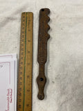 Antique Cast Iron Stove Lid Lifter Tool Wood Coal Burners Groban Jockey shifter