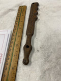 Antique Cast Iron Stove Lid Lifter Tool Wood Coal Burners Groban Jockey shifter