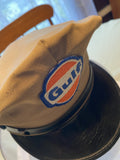 50's Gulf Gas Service Station Vintage Cap Original Attendant Oil Petroliana Col