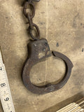 Vtg Handcuffs Metal 50's law enforcement Chain link Collectible