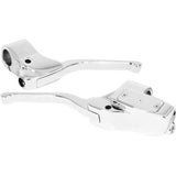 Chrome HAWG HALTERS Custom Handlebar Controls Master Cylinder Clutch Harley