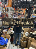 Vintage Hush Puppie Shoe Store Basset Hound Advertising Sign Display 47x11 Colle