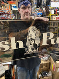 Vintage Hush Puppie Shoe Store Basset Hound Advertising Sign Display 47x11 Colle