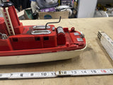 60's Ideal Fire Fighter Tug Boat Vtg Toy Collectible Water Pumping Plastic 16"