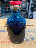 20's mrs stewart's liquid bluing Bottle Sealed Cleaning Fluid Antique Stain Remo