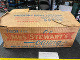 20's mrs stewart's liquid bluing Bottle Sealed Cleaning Fluid Antique Stain Remo