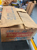 20's mrs stewart's liquid bluing Bottle Sealed Cleaning Fluid Antique Stain Remo