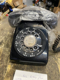 NOS Vintage ITT 600-A2 Black Rotary Desk Phone 70s New old stock Telephone NEW