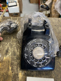NOS Vintage ITT 600-A2 Black Rotary Desk Phone 70s New old stock Telephone NEW