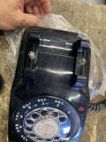 NOS Vintage ITT 600-A2 Black Rotary Desk Phone 70s New old stock Telephone NEW