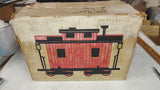 Vtg Jim Beam New Jersey Central 91197 Caboose Train Decanter Bottle Empty in Box
