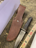 vintage Kent NY City Sportsman's fixed blade hunting knife camillus Outers Sheat