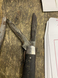 Vtg Lot Electrician Pocket Knife 2 Blade Folding Wood Handle Holub Sabre Monarch