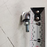 New Chrome License Plate Hold Bolts Decorative Metal Harley Motorcycle Auto PAIR