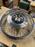 Front Wheel Kawasaki KZ 400 OEM Spoke KZ400 1976  W brake rotor Disc brake