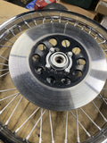Front Wheel Kawasaki KZ 400 OEM Spoke KZ400 1976  W brake rotor Disc brake