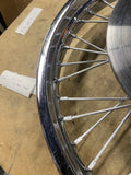 Front Wheel Kawasaki KZ 400 OEM Spoke KZ400 1976  W brake rotor Disc brake