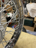 Front Wheel Kawasaki KZ 400 OEM Spoke KZ400 1976  W brake rotor Disc brake