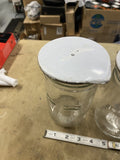 Vtg Original L & R Kearny NJ USA Watchmaker Cleaning Machine Jar OEM Lid Glass