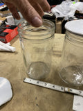 Vtg Original L & R Kearny NJ USA Watchmaker Cleaning Machine Jar OEM Lid Glass