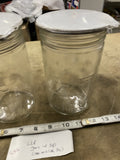 Vtg Original L & R Kearny NJ USA Watchmaker Cleaning Machine Jar OEM Lid Glass