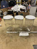 Vtg Original L & R Kearny NJ USA Watchmaker Cleaning Machine Jar OEM Lid Glass