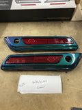 Green Saddle Bag Hinge Latch Covers Harley FLHX FLTRX FLHR OEM 14+ Touring King