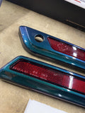 Green Saddle Bag Hinge Latch Covers Harley FLHX FLTRX FLHR OEM 14+ Touring King
