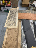 Vtg Craftaid Billfold Wallet Pattern Leather Tooling Carving Floral Art Material