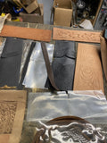 Vtg Craftaid Billfold Wallet Pattern Leather Tooling Carving Floral Art Material