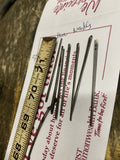 Leather Lacing Needles Round Eye Lot of 8 Sewing Craftsman Tools