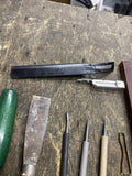 Vtg Leather Craft  Working Tool Lot Osborne Skife Knife Strop Modeling Stylus