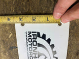 American Ironhorse License Plate Sign Advertising Dealer collectible Chopper!