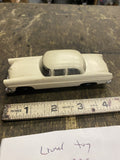 1950s postwar Lionel  Toy Train 6414 premium white auto loader car Acc Vtg