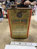 Scarce GE General Electric Liquid Wax Gas Oil Gas Advertising Can - Vtg Collect