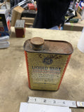 Scarce GE General Electric Liquid Wax Gas Oil Gas Advertising Can - Vtg Collect