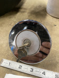 NOS Locking Chrome Fuel Tank Gas Cap with Keys Vintage Classic Style Chevy Vega