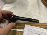 Lumberjack Aged Collectible Estate Smoking Pipe - tobacciana Collector Vtg