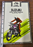 NOS Clymer Suzuki Service Manual Repair 1972 GT380 gt550 gt750 Water Buffalo