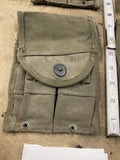US Military M1 Carbine Magazine Pouch 1950s Original Korean War soldier Vtg Army