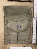 US Military M1 Carbine Magazine Pouch 1950s Original Korean War soldier Vtg Army