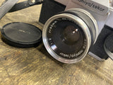 Mamiya/Sekor 500 TL 35mm Vintage SLR Film Camera Silver Untested Japan 50mm lens
