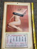 Vtg 1955 Marilyn Monroe Calendar Cover "Golden Dreams"  Nude Risqué Collctible!