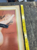 Vtg 1955 Marilyn Monroe Calendar Cover "Golden Dreams"  Nude Risqué Collctible!