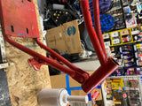 Vtg Mini Bike Frame shocks Seat Pivots on neck 70's Sears Arctic cat rupp Ez rid