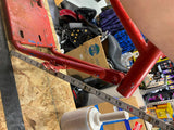 Vtg Mini Bike Frame shocks Seat Pivots on neck 70's Sears Arctic cat rupp Ez rid