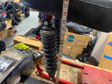 Vtg Mini Bike Frame shocks Seat Pivots on neck 70's Sears Arctic cat rupp Ez rid