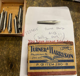Turner Harrison Vtg Steel Dip Fountain Pen Nib #225 USA Calligraphy Writing NOS